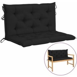 Gartenbank-Auflage Schwarz 100 cm Oxford-Gewebe Vidaxl Schwarz