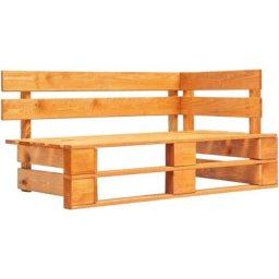 Vidaxl - Garten-Paletten-Eckbank Holz Honigbraun Braun