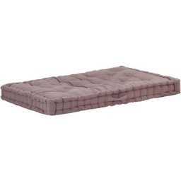 Vidaxl - Palettenkissen Baumwolle 120×80×10 cm Taupe Taupe