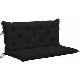 Gartenbank-Auflage Schwarz 120 cm Oxford-Gewebe Vidaxl Schwarz
