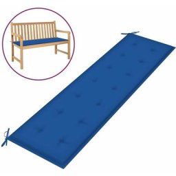 Gartenbank-Auflage Königsblau 180x50x3 cm Oxford-Gewebe Vidaxl Blau