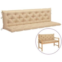 Vidaxl - Gartenbank-Auflage Beige 200 cm Oxford-Gewebe Beige