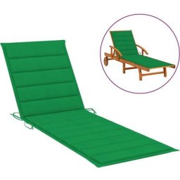 Sonnenliegen-Auflage Grün 200x70x3 cm Oxford-Gewebe Vidaxl Grün