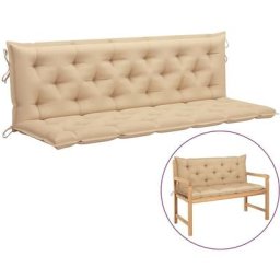 Vidaxl - Gartenbank-Auflage Beige 180 cm Oxford-Gewebe Beige