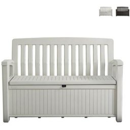 Keter - Truhenbank aus Kunststoff patio bench Weiss