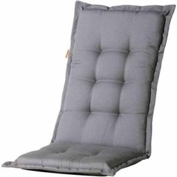 Panama grau, Auflage zu Sessel hoch 50% Baumwolle / 45% Polyester - Allibert