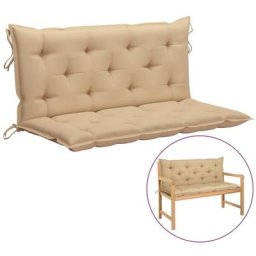Vidaxl - Gartenbank-Auflage Beige 120 cm Oxford-Gewebe Beige