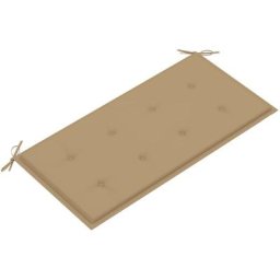 Gartenbank-Auflage Beige 100x50x3 cm Oxford-Gewebe Vidaxl Beige