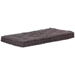 Vidaxl - Palettenkissen Baumwolle 120×80×10 cm Anthrazit Anthrazit