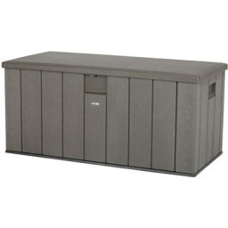 Kunststoff Kissen Aufbewahrungsbox 570 Liter Dunkelgrau 72x151x69 cm - Lifetime