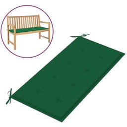 Gartenbank-Auflage Grün 100x50x3 cm Oxford-Gewebe Vidaxl Grün