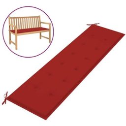 Gartenbank-Auflage Rot 180x50x3 cm Oxford-Gewebe Vidaxl Rot