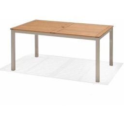 Gartentisch Chillvert Imperia Holz und Aluminium 150x89,3x74,40 cm 6 Gäste