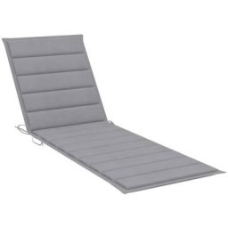 Sonnenliegen-Auflage Grau 200x60x3 cm Oxford-Gewebe Vidaxl Grau