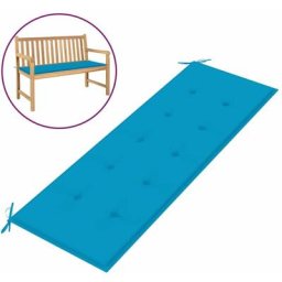 Gartenbank-Auflage Blau 150x50x3 cm Oxford-Gewebe Vidaxl Blau