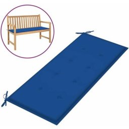 Gartenbank-Auflage Königsblau 120x50x3 cm Oxford-Gewebe Vidaxl Blau