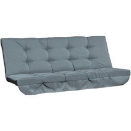 Outsunny - Sitzkissen Sitzauflage für Hollywoodschaukel 170 x 100 x 8cm Dunkelgrau - Dunkelgrau