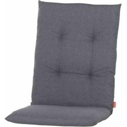 Mirach Sesselauflage 110 cm Dessin Uni grau, 100% Baumwolle - Siena Garden