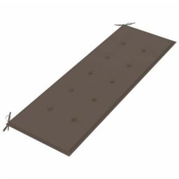 Gartenbank-Auflage Taupe 150x50x3 cm Oxford-Gewebe vidaXL - Taupe