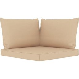 Vidaxl - Palettenkissen 3-tlg. Beige Oxford-Gewebe Beige