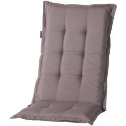 Panama taupe, Auflage zu Sessel hoch 50% Baumwolle / 45% Polyester - Allibert