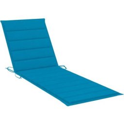 Sonnenliegen-Auflage Blau 200x60x3 cm Oxford-Gewebe Vidaxl Blau