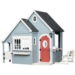 Spielhaus Spring Cottage aus Holz Outdoor Kinderspielhaus für den Garten inklusive Zubehör