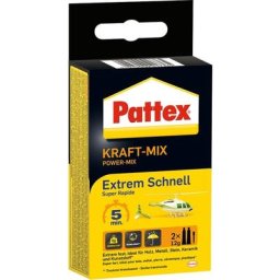 2 Komponenten Kleber KraftMix Extrem Schnell 2x11ml Porzellankleber - Pattex