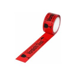1 Rolle Paketband Packband ''Vorsicht Glas'' 48mm x 66m Paketklebeband leise