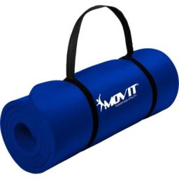 Gymnastikmatte, 183x60x1,0 cm, Yogamatte, Dunkelblau - Movit