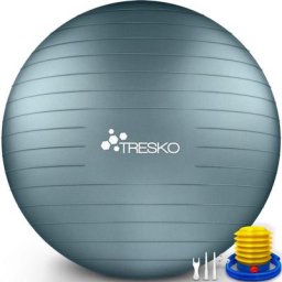 TRESKO Gymnastikball mit Pumpe Fitnessball Yogaball Sitzball Sportball Pilates Ball Sportball