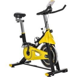Fahrradtrainer höhenverstellbarer Heimtrainer Fitnessfahrrad Rollentrainer mit Riemenantrieb