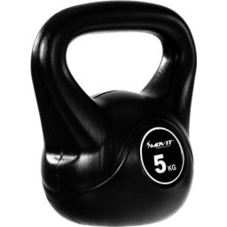 5kg Kettlebell Kugelhantel schwarz - Movit
