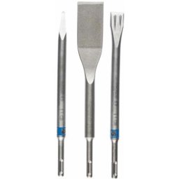 Bosch - LongLife Meißelset 3-teilig Spitz, Flach und Spaten - SDS-Plus - 2607019159