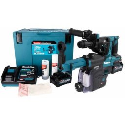 HR004GM202 2x 18V Akku 4.0 Ah + Ladegerät + Makpac Gr.4 + Staubabsaugung DX14