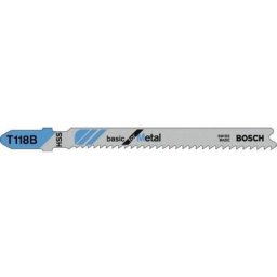 Bosch - Stichsägeblatt t 118 b. Basic for Metal. 100er-Pac