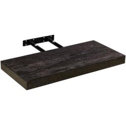 Wandboard VolatoLänge 100cm,Holz dunkel Rustikal - Stilista