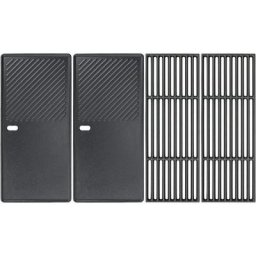 43cm Gusseisen Grillrost & Grillplatte für Charbroil Advantage 225s, Enders Boston 4, Enders Monroe