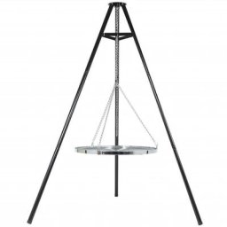 Dreibein Grill Schwarz 172 cm bbq tripod Redfire Schwarz