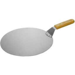 30.5cm Pizzaschaufel Pizzaheber Holzgriff Edelstahl Pizzateig Flammkuchen Brot