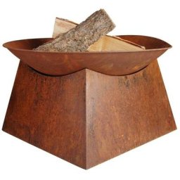 Esschert Design - Feuerschale rostbraun Metall FF149 56x56x33 cm