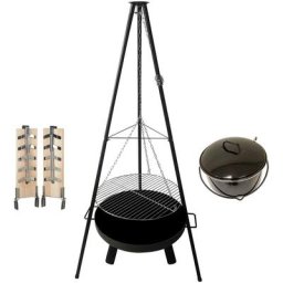 Multi-Feuerstellen-Set Oslo ca. 65x180 cm verschiedene Anwendungen