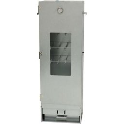 Kynast Räucherofen 44 x 28 x 120 cm mit 6 Etagen inkl. Zubehör - Silber