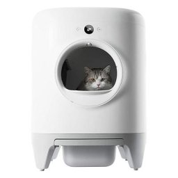 Pura x Selbstreinigende Katzentoilette, Katzenklo Selbstreinigend mit APP-Steuerung,XSecure/Odor
