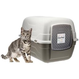 Katzenklo mit Deckel Schaufel Aktivkohlefilter - Haube kippbar - große xxl Katzentoilette Katzen wc