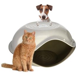 Garpet - Hundehütte Katzenhütte Hunde Katzen Höhle Haus Bett Tier Korb Indoor Outdoor Wetterfest