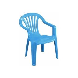 Kindersessel, hellblau Vollkunststoff, Monoblock, stapelbar - Progarden