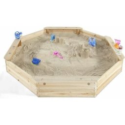 Sandkasten - Sandkasten mit Abdeckung - Big Sandkasten - Holzsandkiste - 177 x 177 cm Maxxtoys