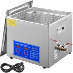15L 60A Ultraschallreinigungsgerät Mit Heizung 360W Ultraschallreiniger aus Edelstahl