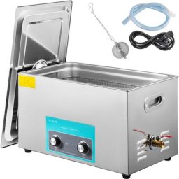 Knob Control Ultrasonic Cleaner Ultraschallreiniger 30 l, Ultraschall Reinigungsgerät 40 kHz 600 w,